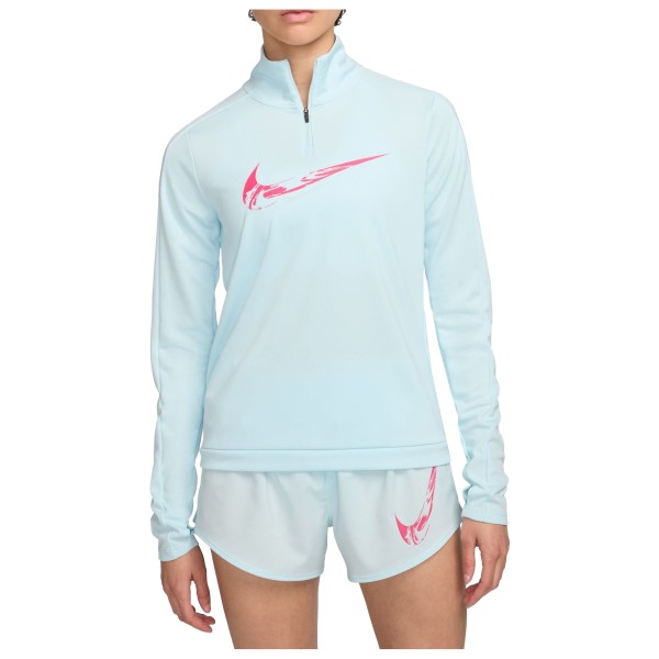 Image of Nike - Women"s Swoosh Running 1/2 Zip - Laufshirt Gr L grau'