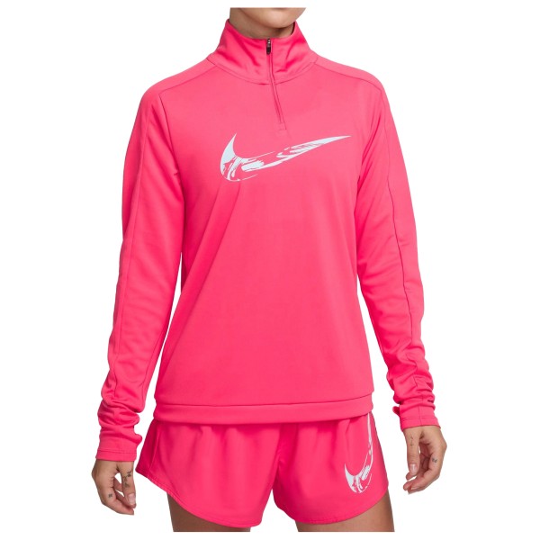 Image of Nike - Women"s Swoosh Running 1/2 Zip - Laufshirt Gr L;M;S;XL;XS;XXL grau;rosa;schwarz'