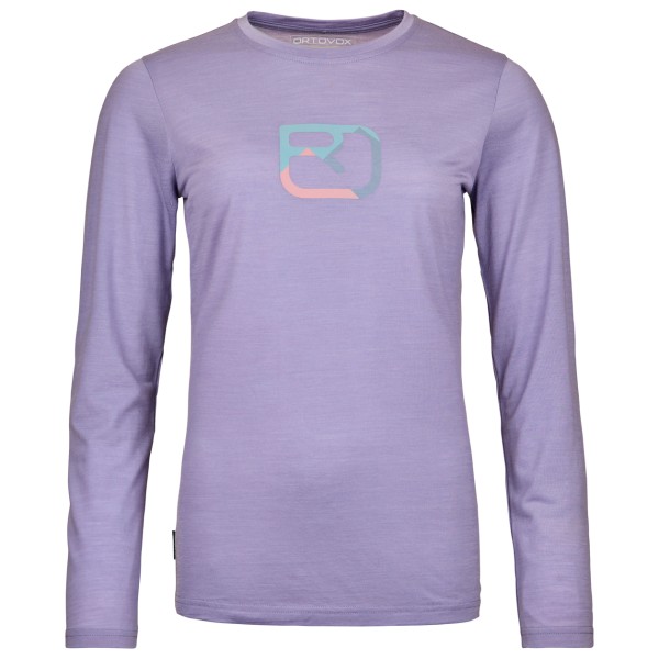 Image of Ortovox - Women"s 150 Cool Mountain Silhouette L/S - Merinoshirt Gr L;M;S;XL;XS blau;lila;rot'