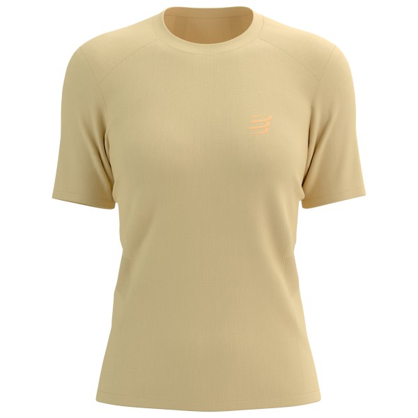 Laufshirt Compressport Performance S/S T-Shirt Damen (Gr S |beige)