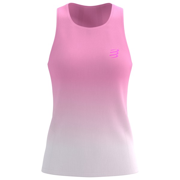 Compressport Performance Singlet Laufshirt Women (Gr L |rosa)
