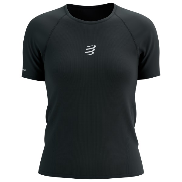 Compressport Trail Racing S/S T-Shirt Laufshirt Damen (Gr M |schwarz)
