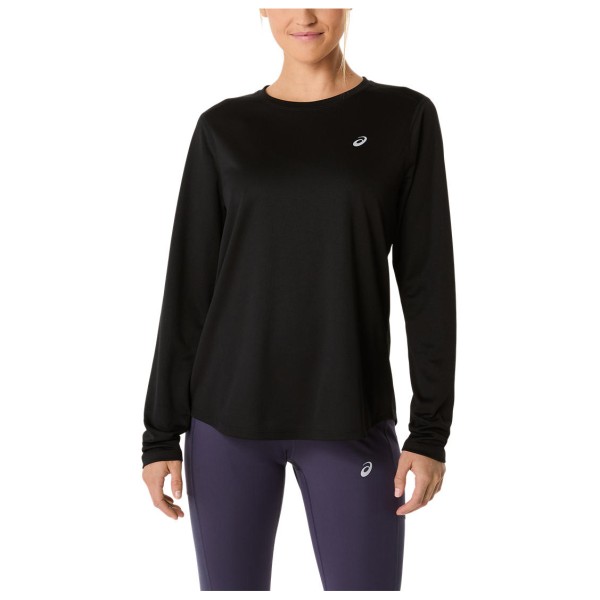 Asics Core L/S Top Laufshirt Damen (Gr L |schwarz)