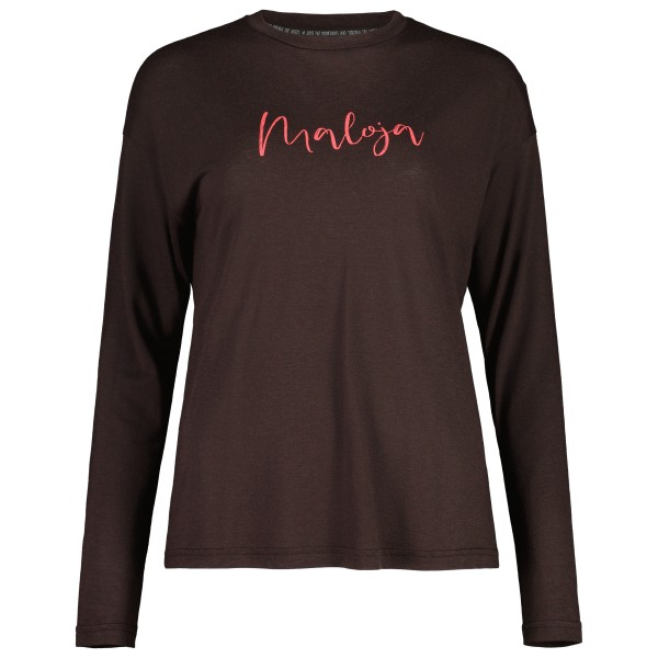 Image of Maloja - Women"s FuschlseeM. Puzzle - Merinoshirt Gr S chocolate'