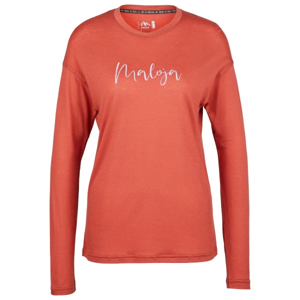 Image of Maloja - Women"s FuschlseeM. Puzzle - Merinoshirt Gr L;M;S;XL;XS rosa'