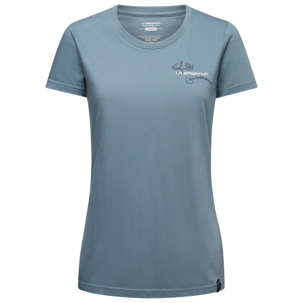 La Sportiva Women’s Climb Flower T-Shirt T-shirt Grijs