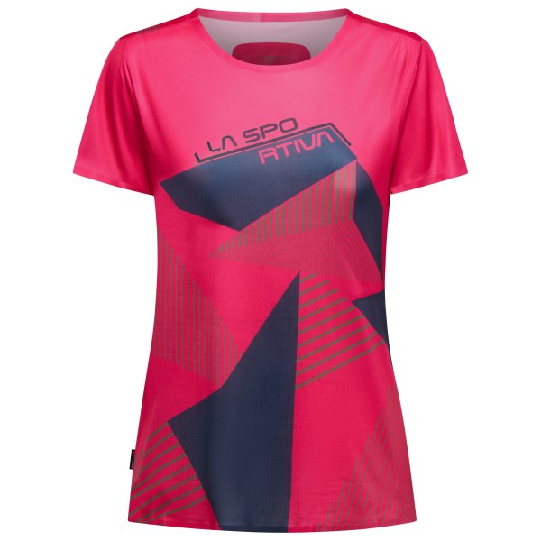 La Sportiva Comp T-Shirt Funktionsshirt Damen Sportklettern (Gr L |rosa)