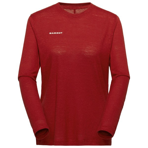 Mammut Massone Light Longsleeve Longsleeve Damen Reisen (Gr S |rot)