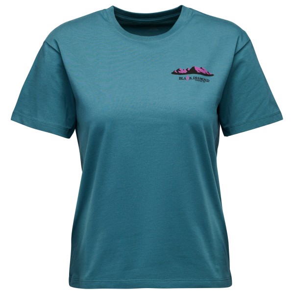 Black Diamond Mountainscape S/S Tee T-Shirt Damen (Gr S |türkis)
