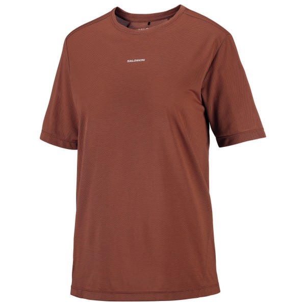 Salomon Women’s SHKout Core S/S Hardloopshirt Bruin