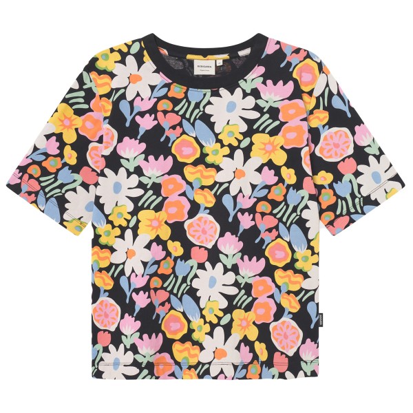 DEDICATED – Women’s T-Shirt Vadstena Meadow Flowers Big – T-shirt maat M, Grijs