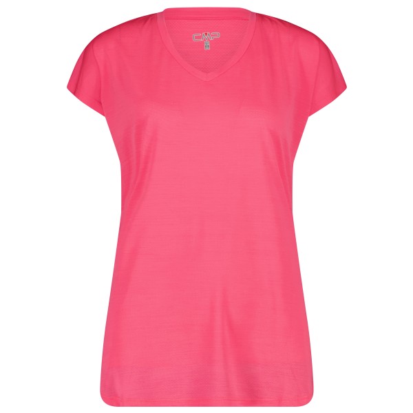 T-Shirt CMP Jacquard T-Shirt Damen (Gr 36 |rosa)