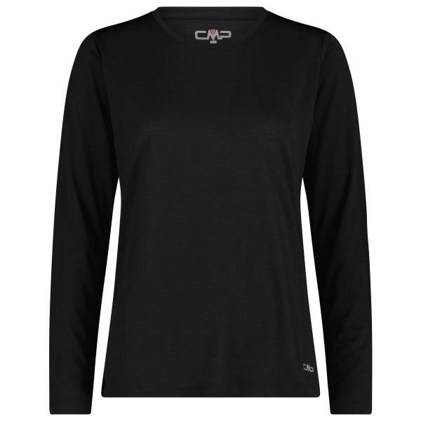 CMP L/S Jacquard T-Shirt Funktionsshirt Women (Größe 48 |schwarz)