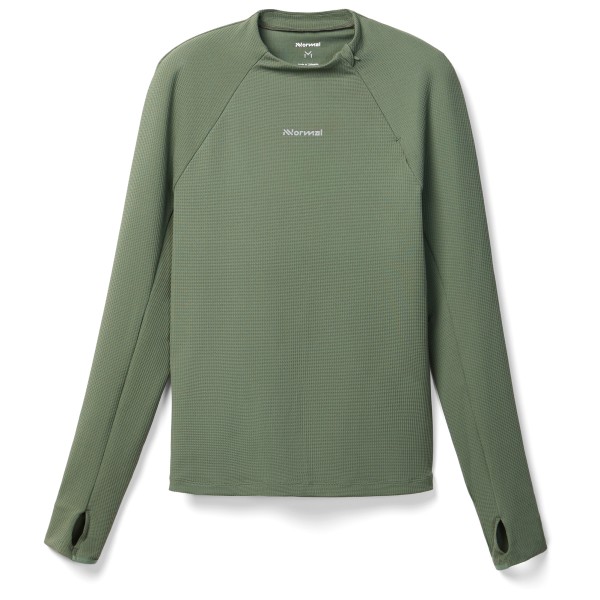 NNormal Trail Long Sleeve Laufshirt Damen (Gr L |oliv/grün)