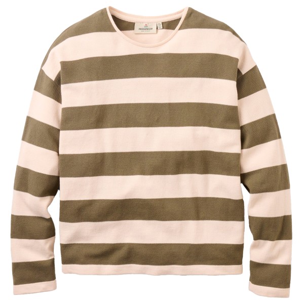 Passenger Women’s Panorama Striped L/S T-Shirt Longsleeve Beige