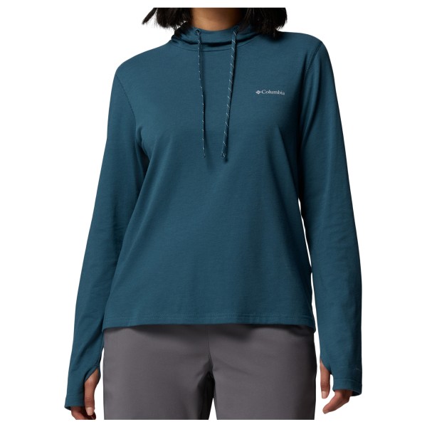 Laufshirt Columbia Sun Trek Hoodie II Damen (Gr S |blau)