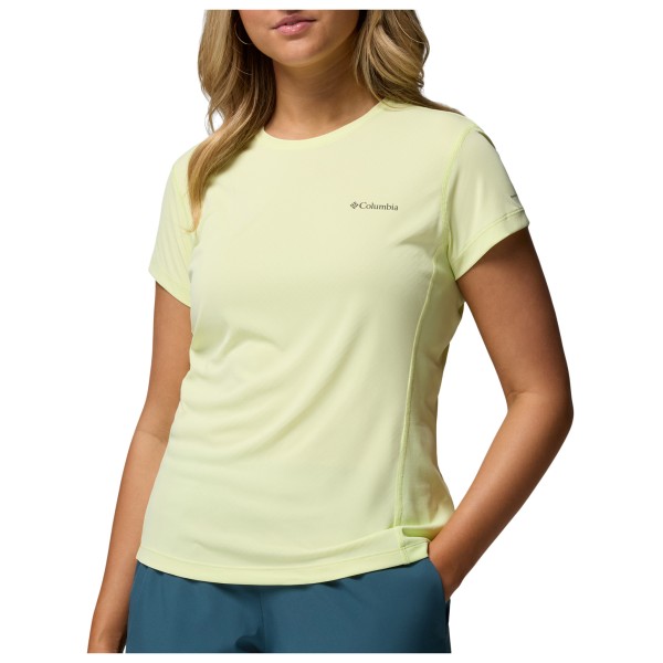 Columbia Zero Rules Light S/S Crew Funktionsshirt Damen (Gr XL |gelb)