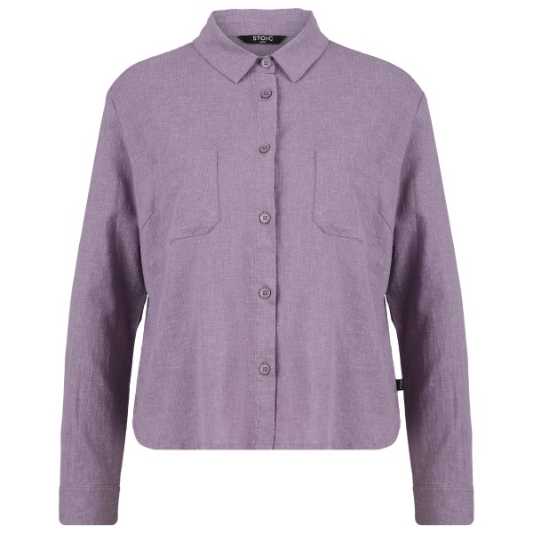 Bluse Stoic Hemp54 BjurholmSt. L/S Blouse Damen (Gr M |rosa)