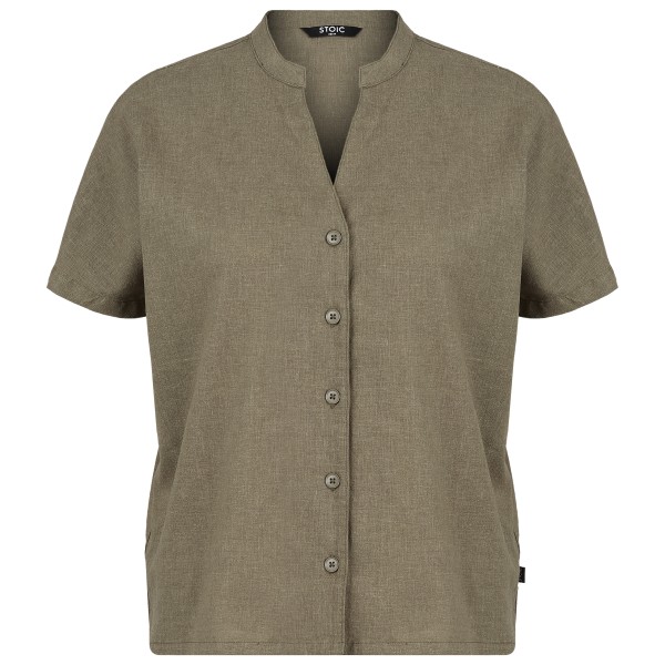 Bluse Stoic Hemp54 BjurholmSt. S/S Blouse Damen (Gr S |grau)
