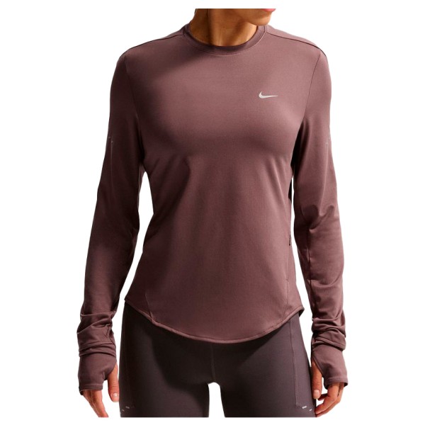 Nike - Women's Swift DF UV Long-Sleeve Crew Running Top - Laufshirt Gr M braun