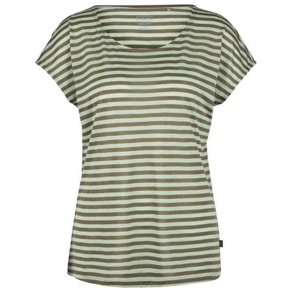 Stoic MerinoChill MMXX. Göteborg Loose Tee St Merinoshirt Damen Reisen (Gr XXL |oliv)