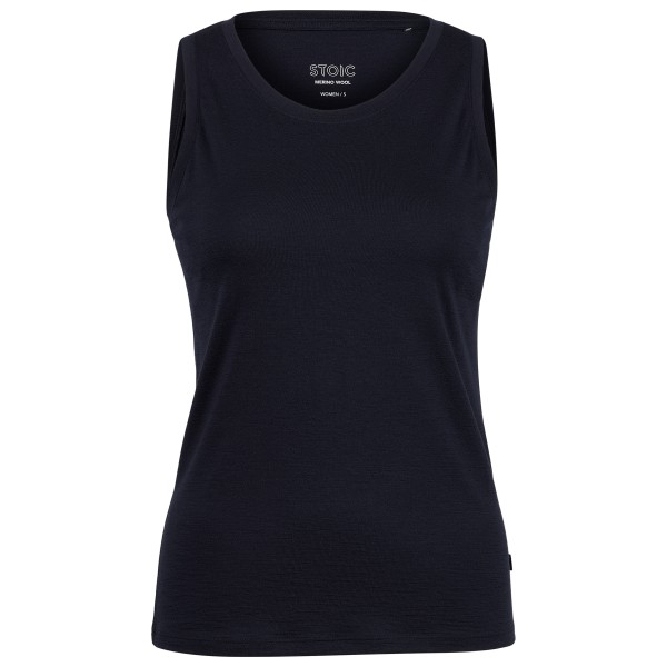 Stoic Merino155 LaholmSt Tank Merinoshirt Damen (Gr XXL |blau/schwarz)