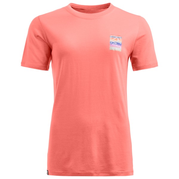 Ortovox 140 Cool Mountain Gradient T-Shirt Merinoshirt Damen (Gr XS |blossom)