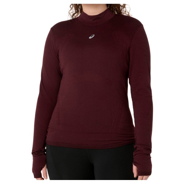 Asics – Women’s Road Winter Seamless L/S Top – Hardloopshirt maat M, Rood