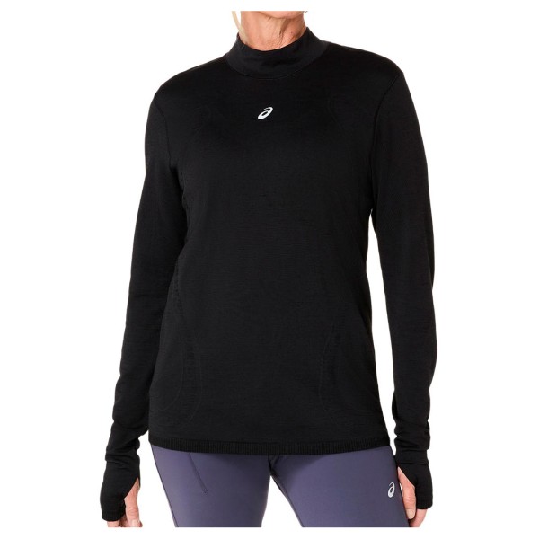 Laufshirt Asics Road Winter Seamless L/S Top Damen (Gr XL |schwarz)