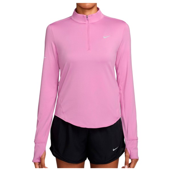 Nike - Women's Swift Dri-Fit UV 1/2-Zip Running Top - Laufshirt Gr L rosa