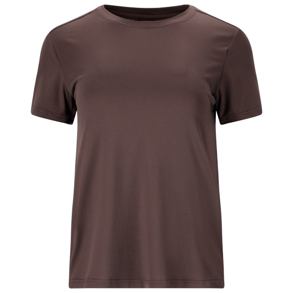 ATHLECIA Pacy V2 S/S Tee Funktionsshirt Damen Workout (Gr 34 |braun)