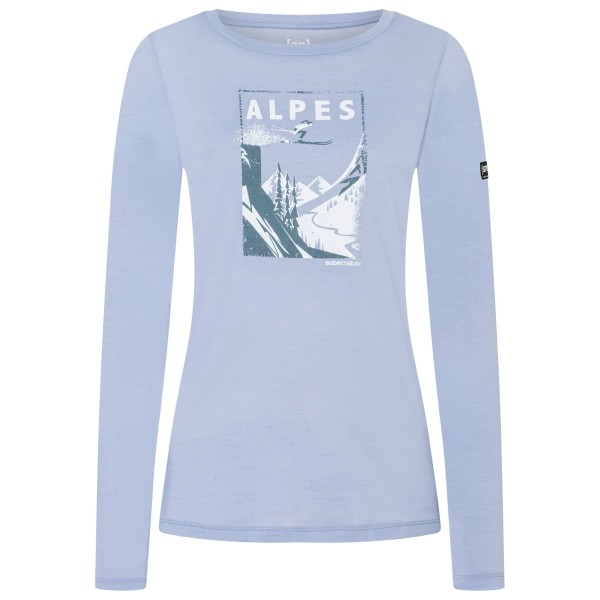 super.natural Women’s Alpes L/S Longsleeve Purper