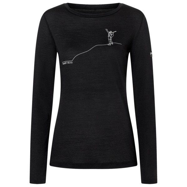 super.natural Women’s Bergglück L/S Longsleeve Zwart