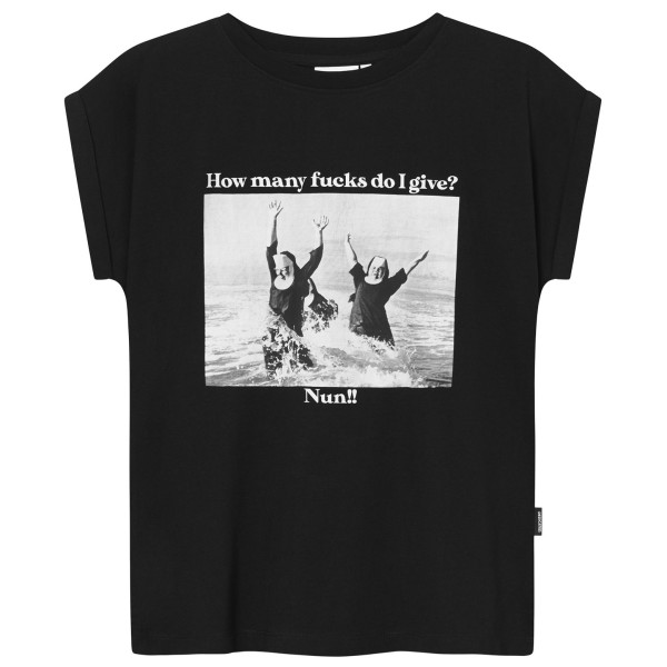 DEDICATED Women’s T-Shirt Visby Nun Given T-shirt Zwart