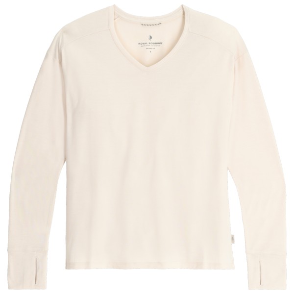 Royal Robbins Madera V Neck Longsleeve Damen (Gr M |weiß)