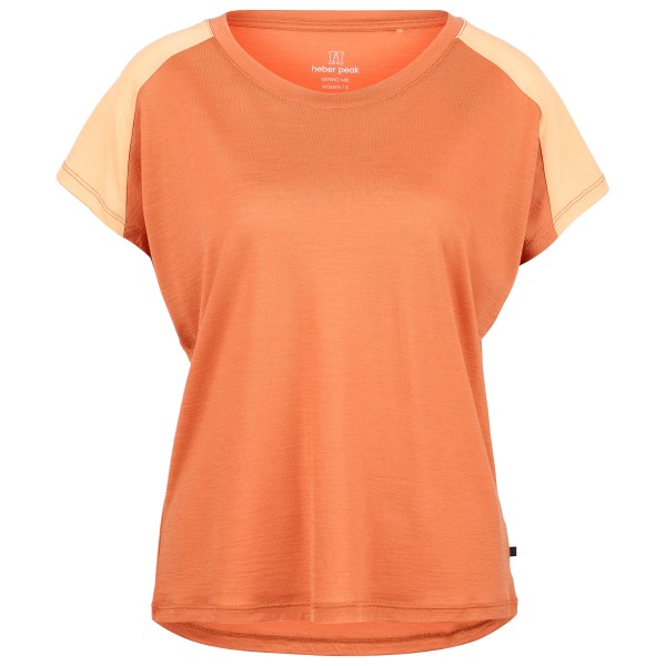 Heber Peak MerinoCool165 EvergreenHe. T-Shirt Merinoshirt Women (Größe XXL |orange)