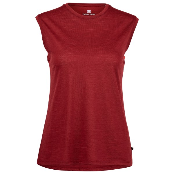 Heber Peak MerinoMix150 PineconeHe. Loose Tank Merinoshirt Women (Gr M |rot)
