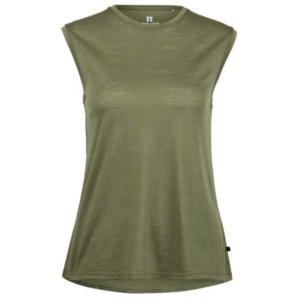 Heber Peak MerinoMix150 PineconeHe. Loose Tank Merinoshirt Damen Wandern (Gr 3XL |oliv)