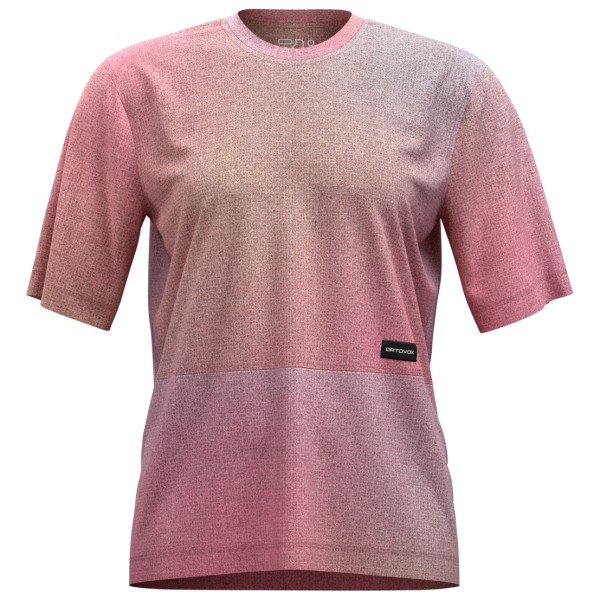 Ortovox 185 Merino Patch Print TS Merinoshirt Damen (Gr XL |rosa)
