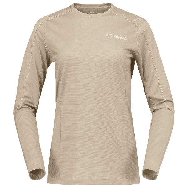Norrøna – Women’s Falketind EqualiserUll Long Sleeve – Merinoshirt maat S, Pure Cashmere