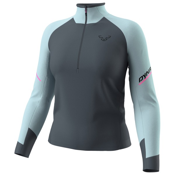 Dynafit – Women’s Alpine L/S 1/2 Zip Tee – Longsleeve maat XS, Blauw