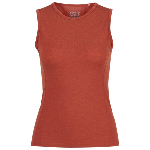 Stoic – Women’s Merino150 SadjemSt. Tank – Merinoshirt maat L, Rood