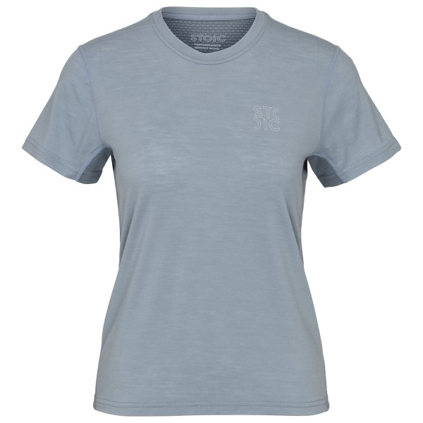 Stoic Women’s MerinoMesh150 SadjemSt. T-Shirt Merinoshirt Grijs