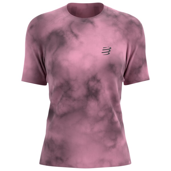 Compressport Performance S/S T-Shirt Laufshirt Damen (Gr L |rosa/lila)