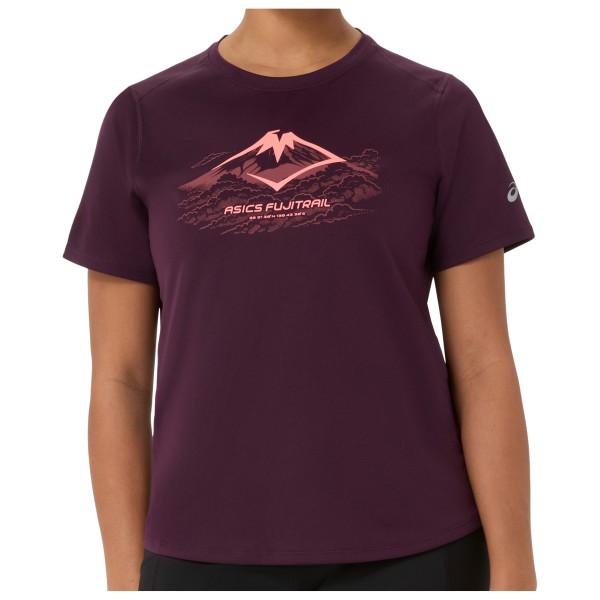Asics Women’s Fujitrail Logo S/S Top Hardloopshirt Purper