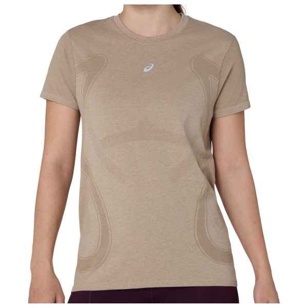 Asics Women’s Road Seamless S/S Top Hardloopshirt Beige