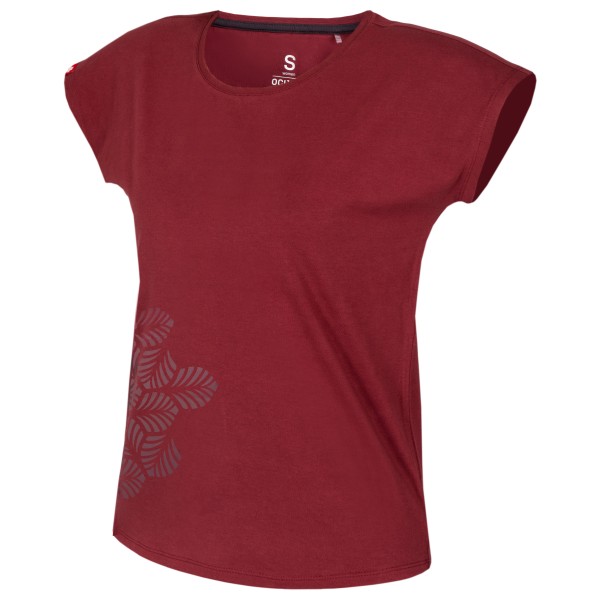 Ocun Kimo T Leafs T-Shirt Damen (Gr L |rot)
