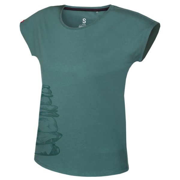 Ocun Women’ Kimo T Stoneman T-shirt turkoois Turquoise