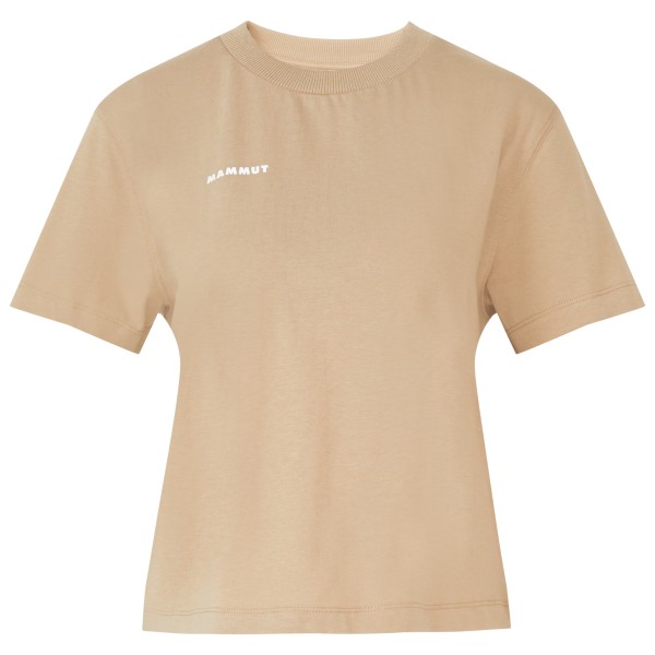 Mammut Women’s Base Cropped T-Shirt Mini Logo T-shirt Beige
