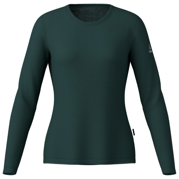 Merinoshirt Löffler L/S Shirt Merino-Tencel Damen (Gr 34 |blau)